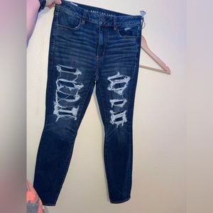 dark wash AE jeans